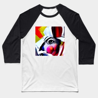 Lovely Rabbit Clown Baseball T-Shirt